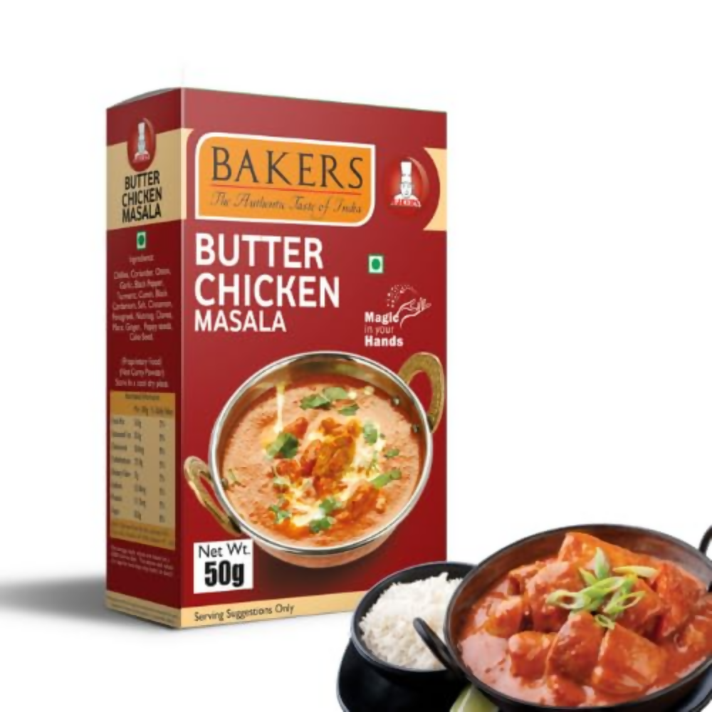 BAKERS Fried Rice Mix ,Butter Chicken Masala ,Chilli Chicken Masala Mix ,Chicken Lollypop