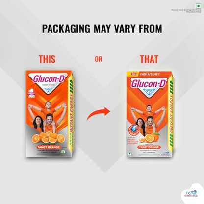 Glucon-D Instant Energy Health Drink Tangy Orange