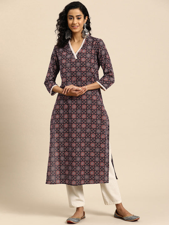 Anayna Women Ethnic Motifs Printed Kurta