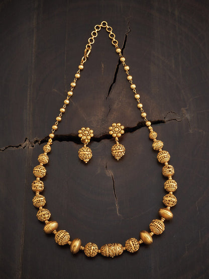 Kushal's Fashion Jewellery Women Gold-Toned Jewellery Set