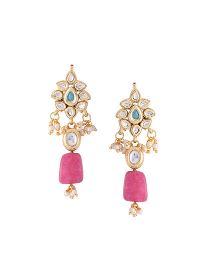 Shoshaa Gold Contemporary Drop Earrings