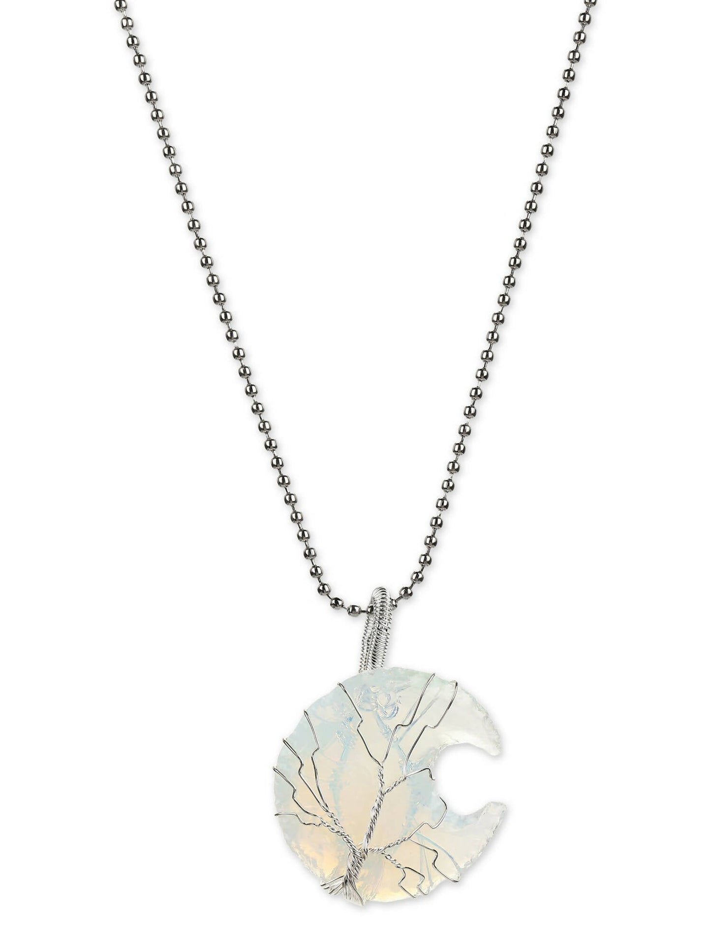 Women's Silver-Toned Blue Silver-Plated Handcrafted Chain - Ruby Raang
