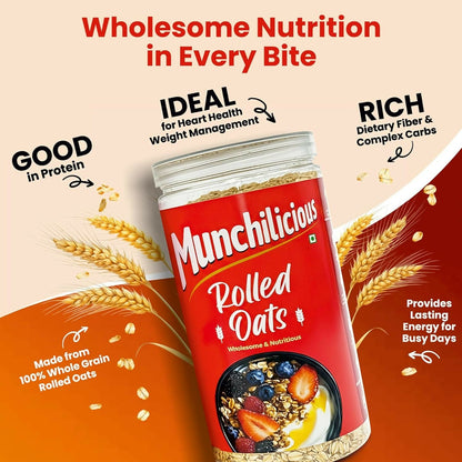 Munchilicious 100% Whole Grain Jumbo Oats