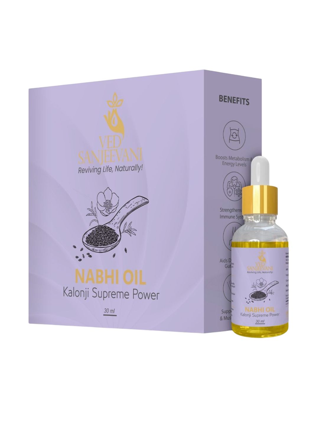 Ved Sanjeevani Kalonji Supreme Nabhi Oil
