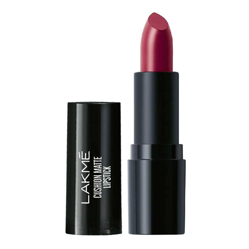Lakme Cushion Matte Lipstick Plum Obsession - 4.5 gms
