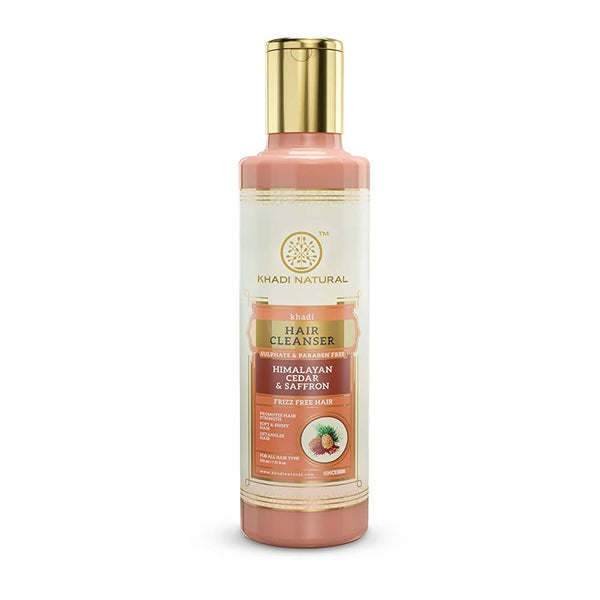 Khadi Natural Himalayan Cedar & Saffron Hair Cleanser - 210 ml