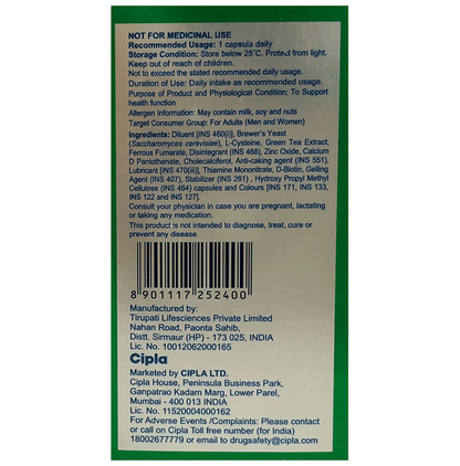 Cipla Adgain Plus Healthy Hair Capsules