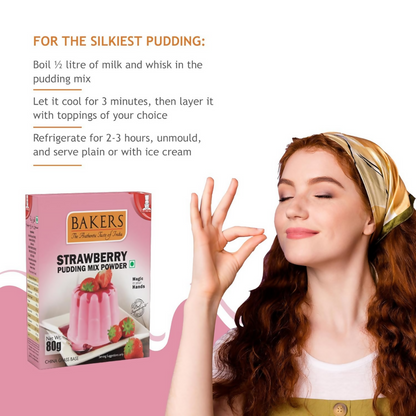 BAKERS Strawberry Pudding Mix