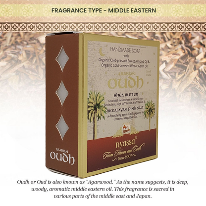 Nyassa Premium Arabian Oud Handmade Natural Bathing Soap
