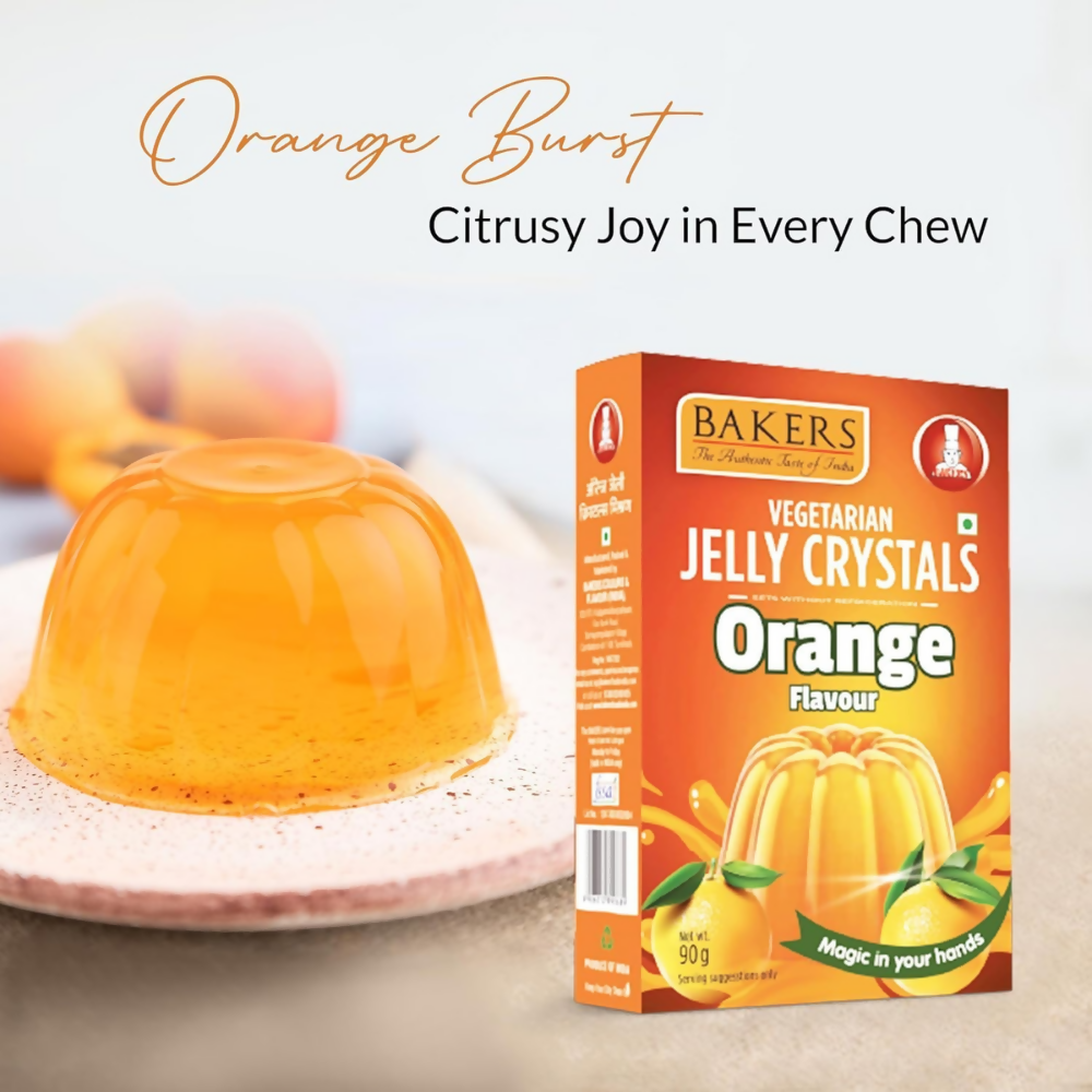 BAKERS Jelly Crystal - Lemon, Orange, Pineapple, Raspberry