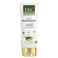 t.a.c - the ayurveda co. eladi sunscreen, matifying spf 50 & pa+++, for women & men - 50 gms