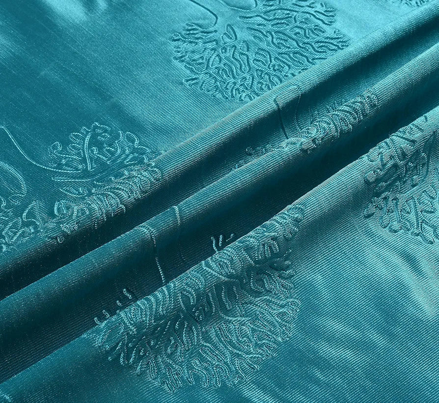 Fresh From Loom Botanical Opaque Window Curtains 6 Feet Long