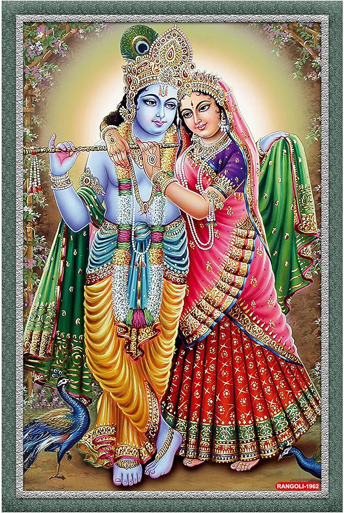 Rangoli MDF Wall Stick Decorative Panel 12x18 Wall Art P-1 Design-14