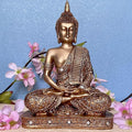 Global Grabbers New 25 Centimetre Meditating Sitting Buddha Statue Gifts Colour GOL2-BS2