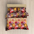 Homefab India 160 TC Polycotton Double Bedsheet with 2 Pillow Covers Floral Mulitcolor8