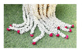 Artificial Jasmine Buds & Rose Strings Garlands Dark Pink