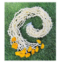 Artificial rajnigandha Buds Rose Strings 2.5 ft Mustard Yellow