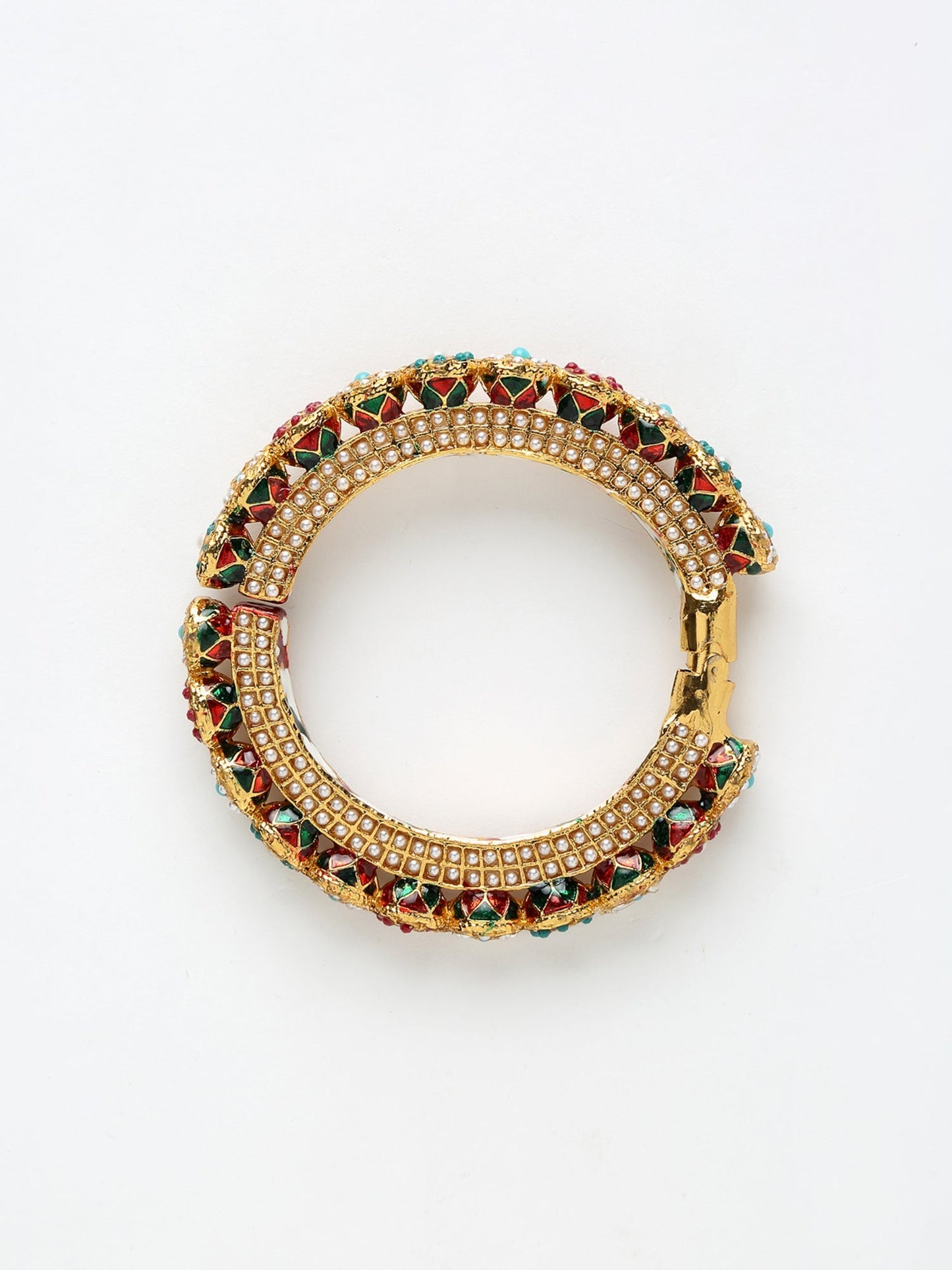 Multi Embellished Bangle - Ruby Raang