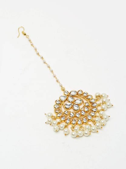 Kundan Maang Tikka - Ruby Raang