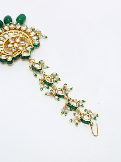 Kundan Maang Tikka - Ruby Raang