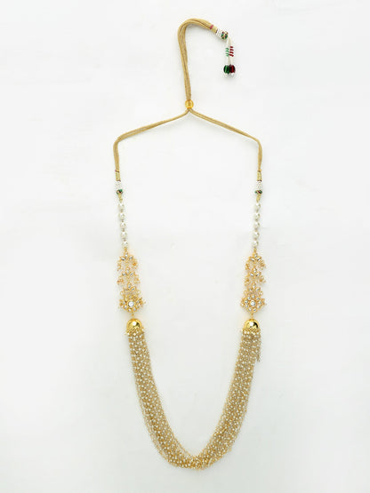 Pearl Jhumki Necklace - Ruby Raang