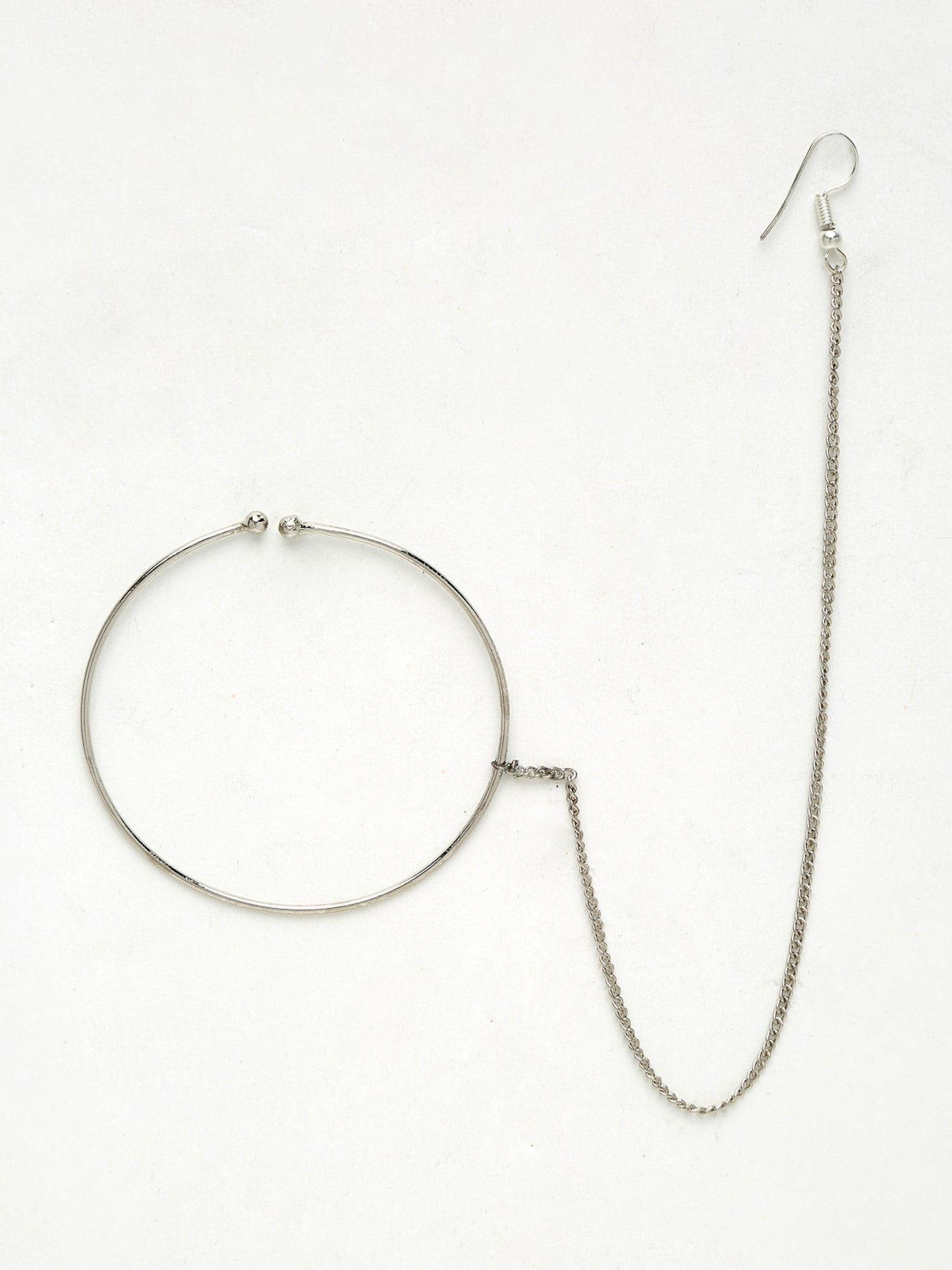 Silver Nose Ring - Ruby Raang