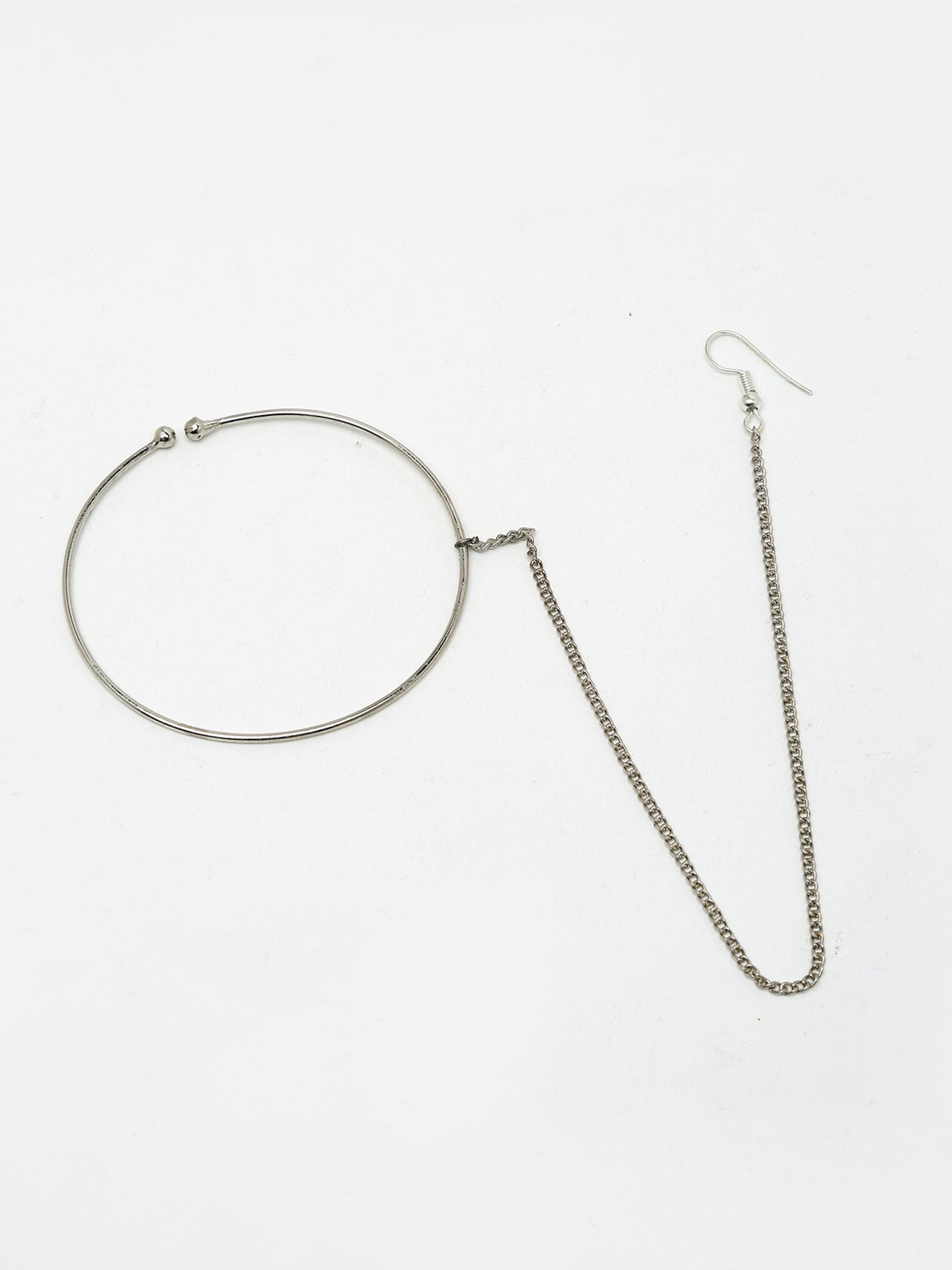 Silver Nose Ring - Ruby Raang