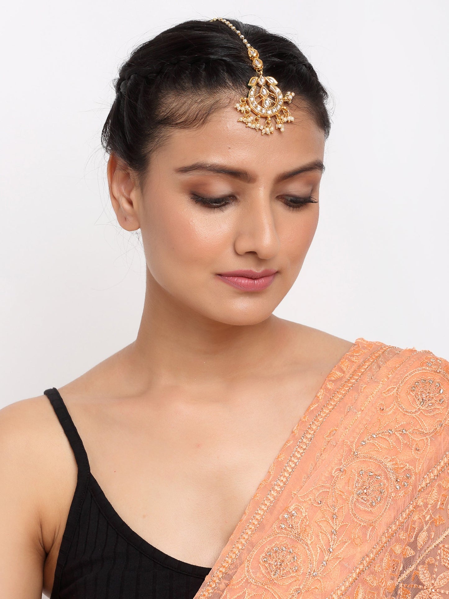 Kundan Maang Tikka - Ruby Raang