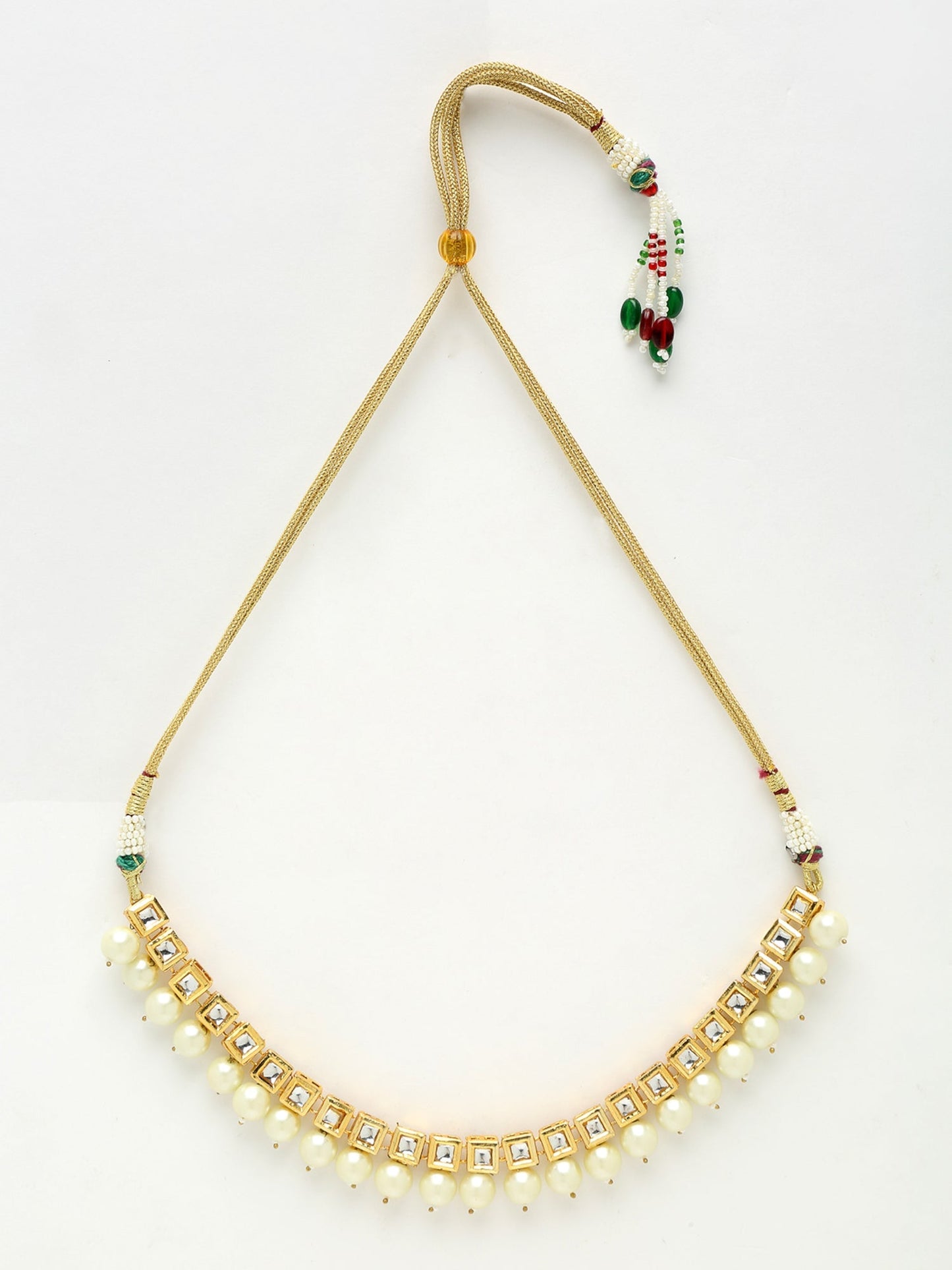 Kundan Neckpiece - Ruby Raang