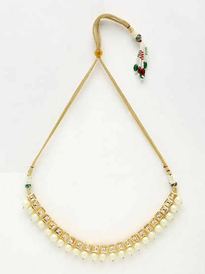 Kundan Neckpiece - Ruby Raang