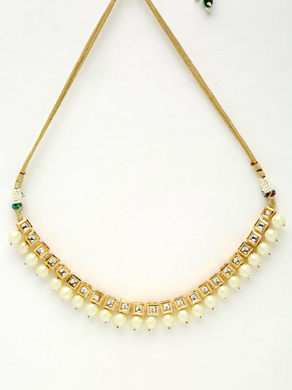 Kundan Neckpiece - Ruby Raang