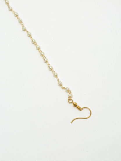 Maharani Kundan Nose Ring - Ruby Raang