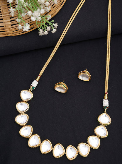 Kundan Choker With Kundan Studs - Ruby Raang