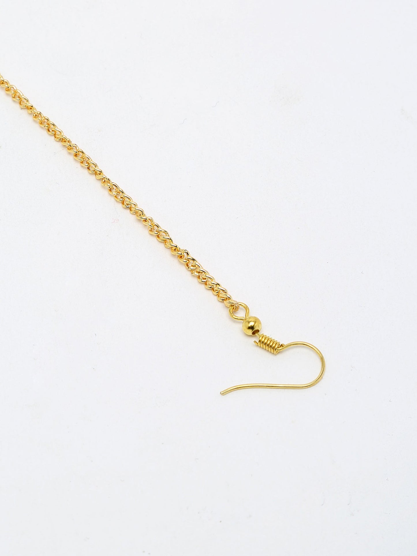 Golden Plated Nose Ring - Ruby Raang