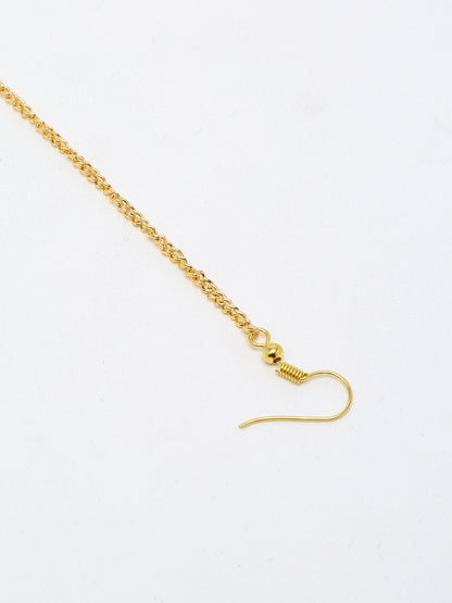 Golden Plated Nose Ring - Ruby Raang