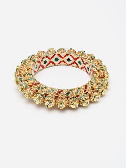 Multi Embellished Bangle - Ruby Raang