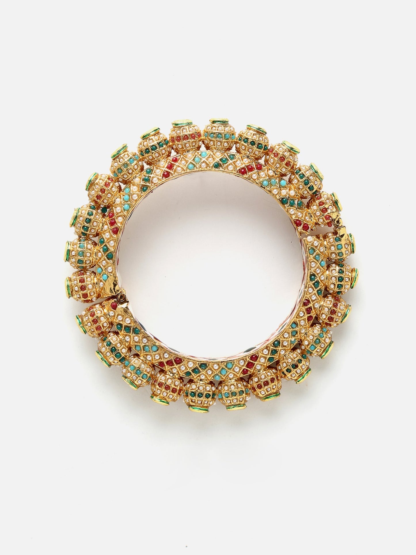 Multi Embellished Bangle - Ruby Raang