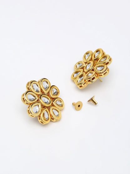 Kundan Choker With Studs - Ruby Raang (A380-58)