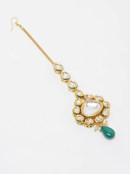 Kundan Maang Tikka - Ruby Raang