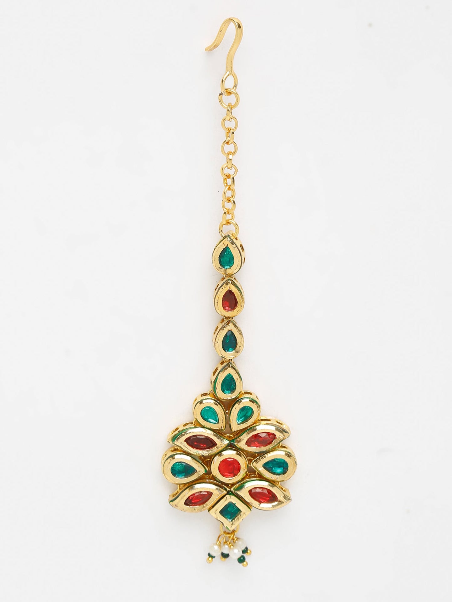 Kundan Maang Tikka - Ruby Raang