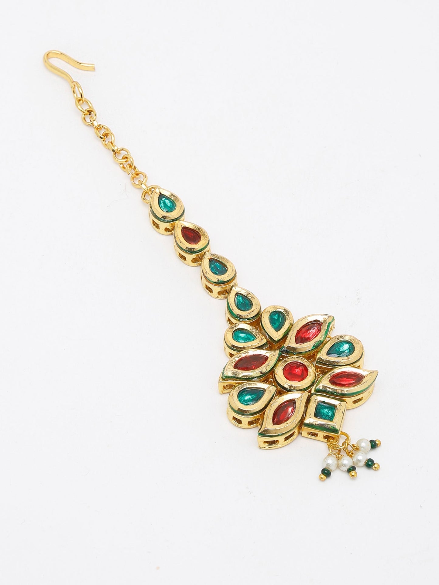 Kundan Maang Tikka - Ruby Raang