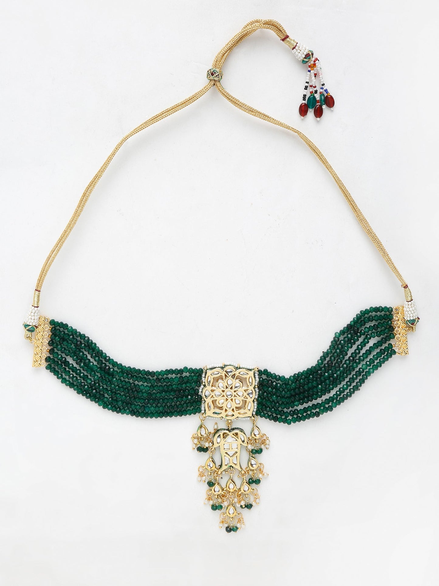 Stone Kundan Choker - Ruby Raang