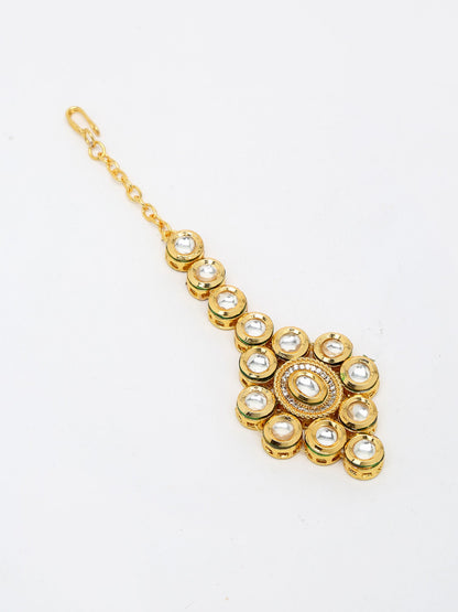 Kundan Maang Tikka - Ruby Raang