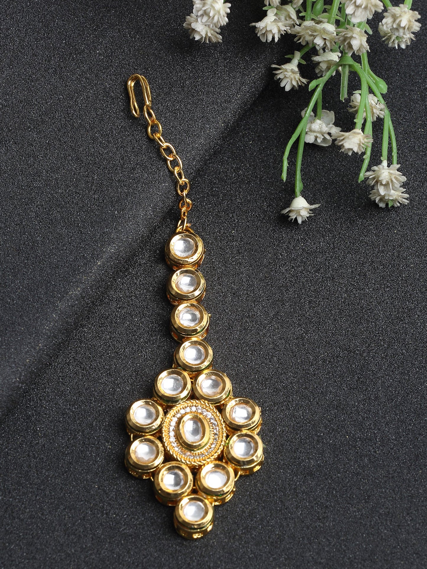 Kundan Maang Tikka - Ruby Raang