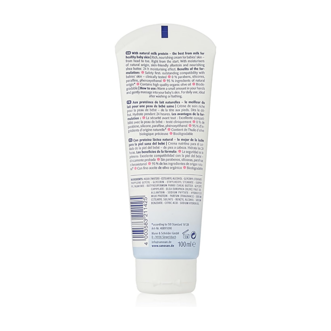 Sanosan Baby Care Cream with Milk Protein