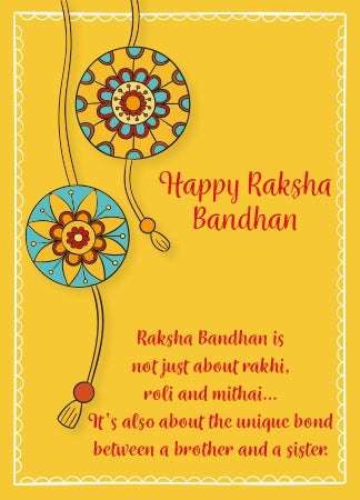 Indianvibez Stylish Bhabhi Metal Rakhi/Lumba with Fridge Magnet - Kids Rakhi