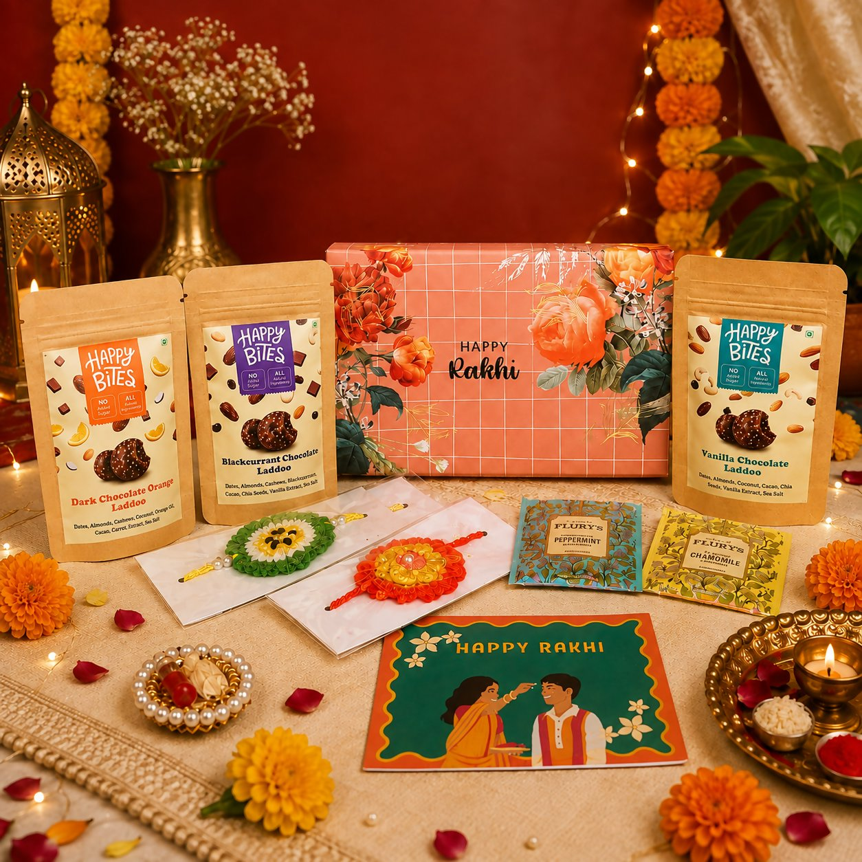 Happy Bites Rakhi Gift Hamper – Bandhan Pyaar Ka