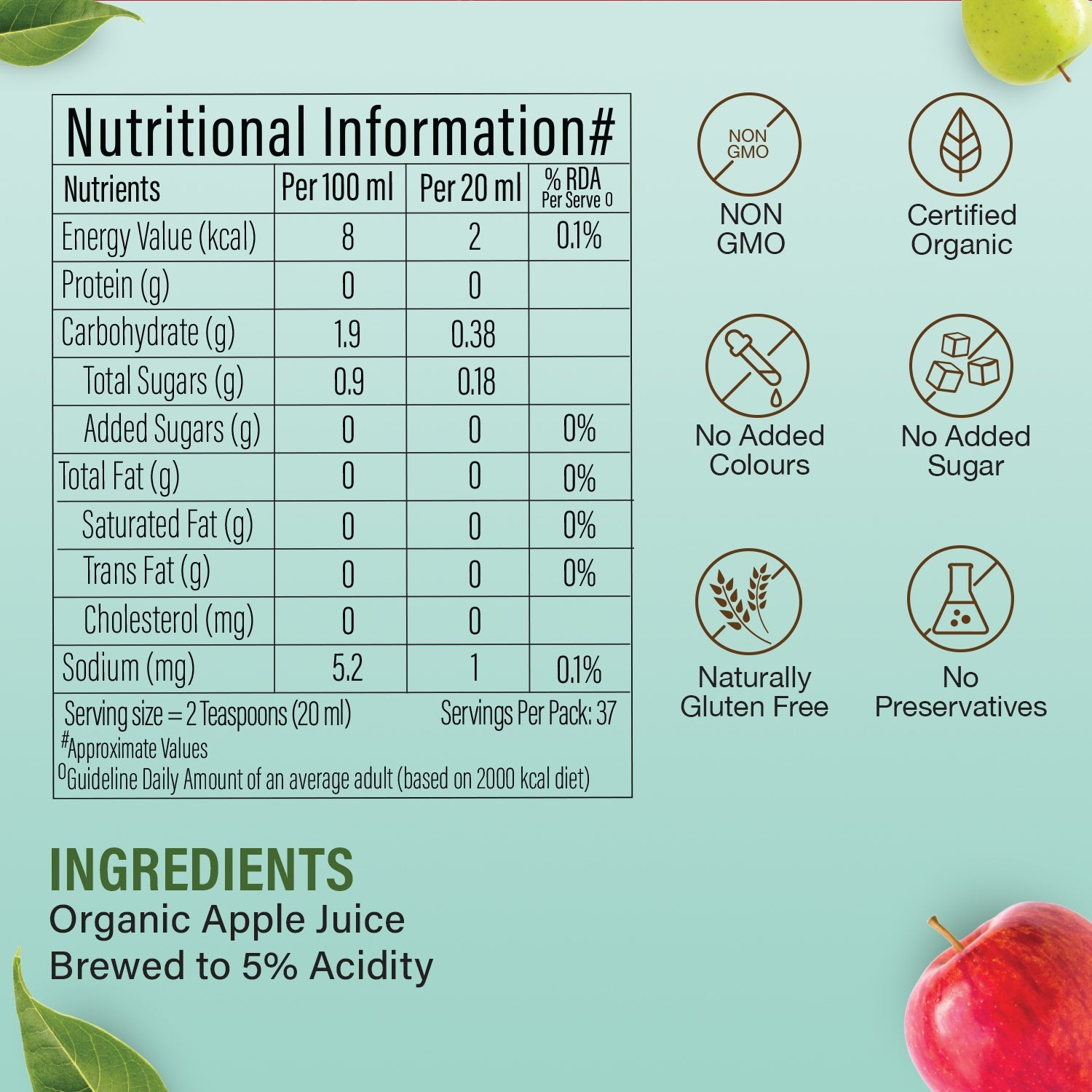 Bagrry's Apple Cider Vinegar - with the 'Mother'
