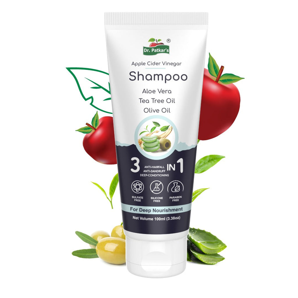 Dr. Patkars Apple cider vinegar with 3 in 1 Shampoo