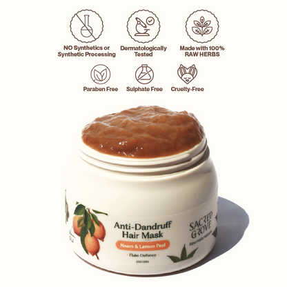 Sacred Grove Neem Leaves & Lemon Peel Anti-Dandruff Hair Mask